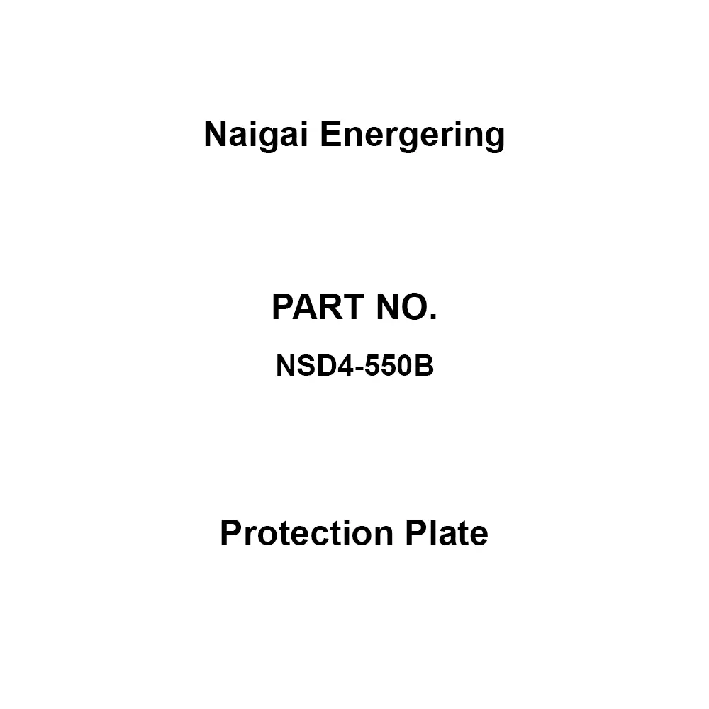 Naigai Energering Protection Plate Iron SD4 (500 width) type Naiga cream color, NSD4-550B