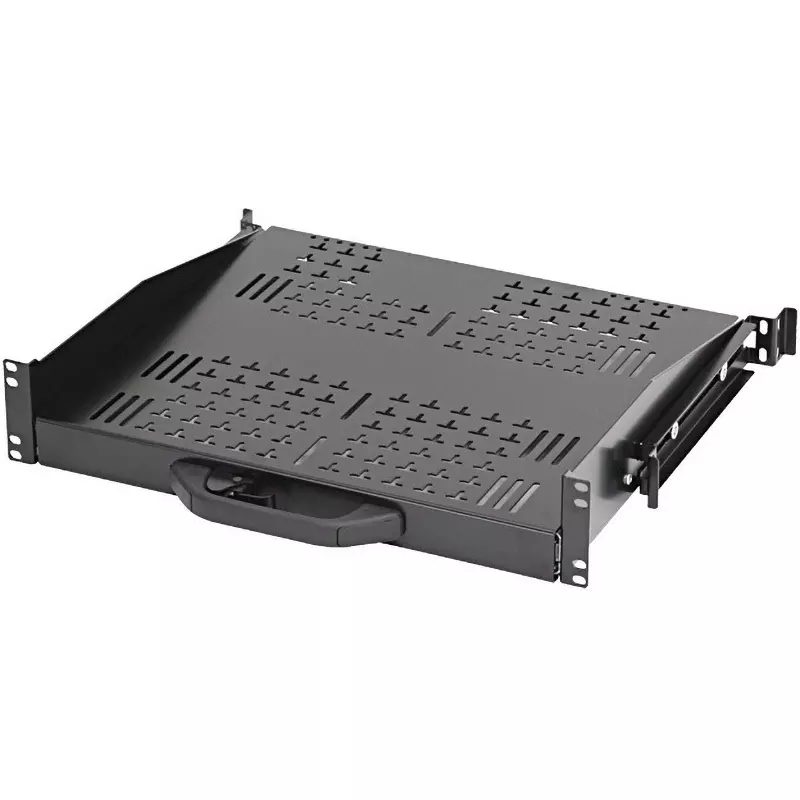 Settsu Slide Shelf With Stopper Black, RASSH-400N1