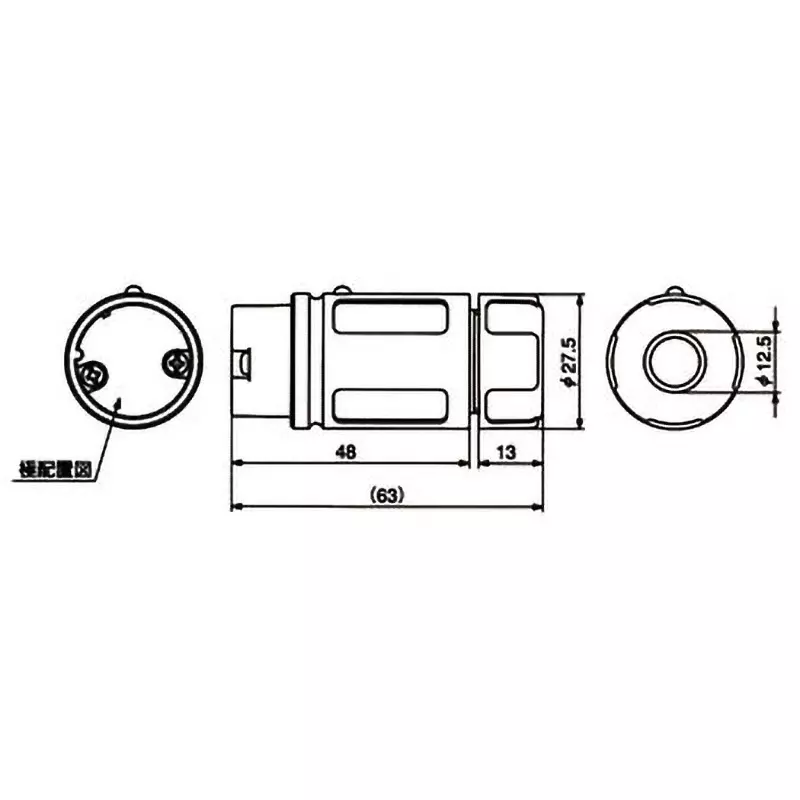 american-denki-cord-connector-10370997