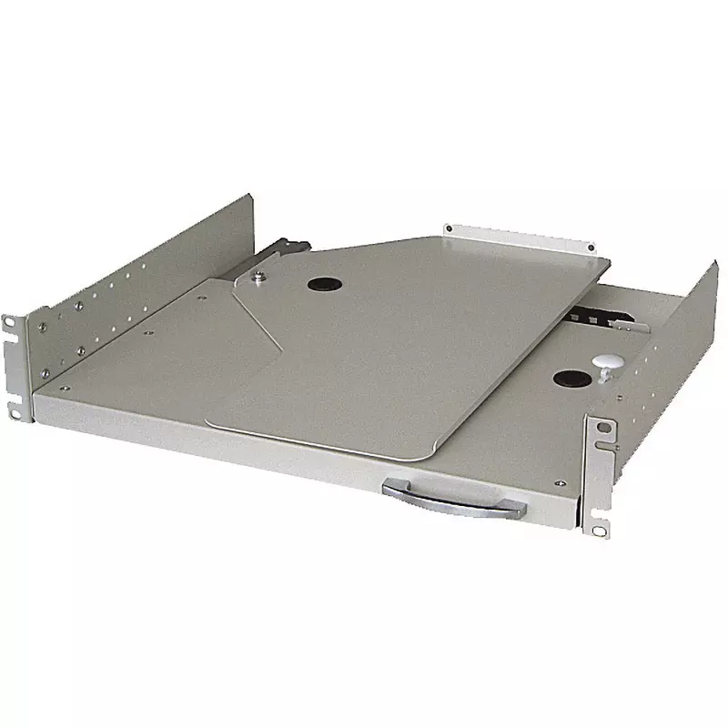 Settsu Rotating Keyboard Table Steel sheet White gray Material, RAKT-0845RWG