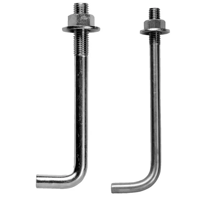 Kawamura L-Type Foundation Bolt 40xM16x50 mm Dimension, VP15-2