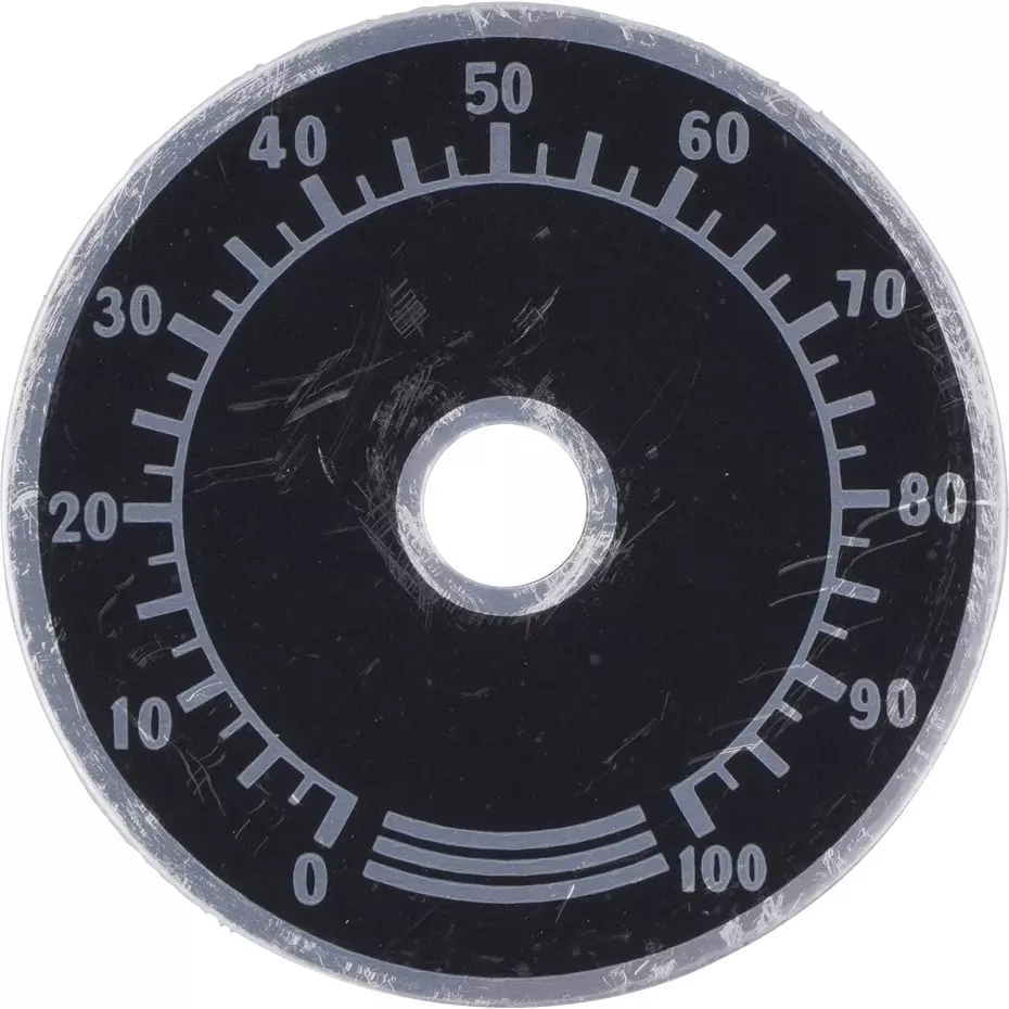 Ubon Volume Nameplate Black Grounder Colour 55.0 Outer Diameter A (Φmm), UVR-N55B
