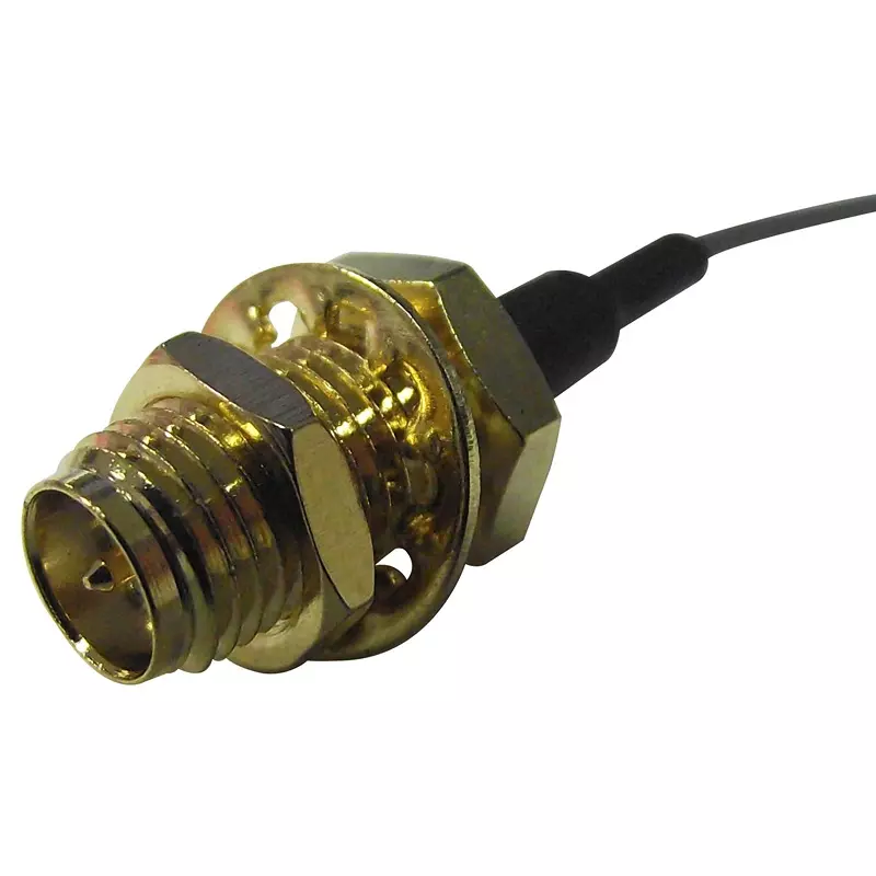 MICROCHIP RF Coaxial Cable Assemblies CABLE, COAX W/UFL RP-SMA FEMALE, 6INCH, RN-UFL-SMA6