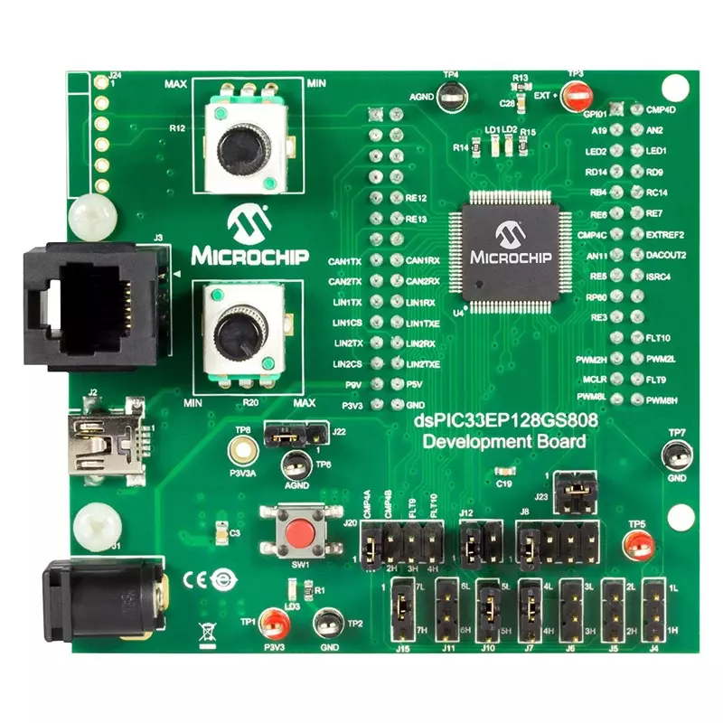 MICROCHIP Embedded Development Kits - DSPIC / PIC DEV BRD, SIGNAL CTRL, 16BIT, DSPIC33 MCU, DM330026
