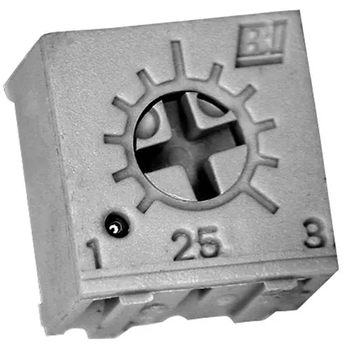 TT ELECTRONICS / BI TECHNOLOGIES TRIMMER POTENTIOMETER, 50KOHM 1TURN THROUGH HOLE, 25PR50KLF