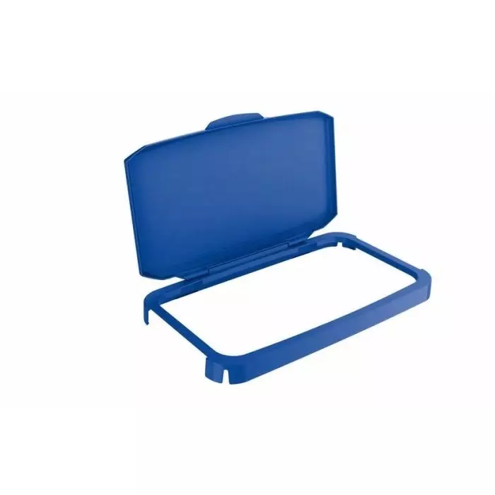 Durable 510x285x73 mm Blue Plastic Waste Bin Lid for Durabin 285 mm, 1800500040