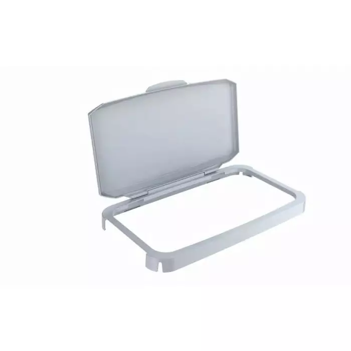 Durable 510x285x73 mm Grey Plastic Waste Bin Lid for Durabin 285 mm, 1800500050