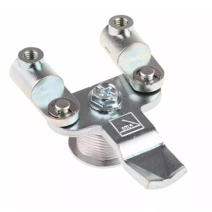 Steinbach & Vollman Steel Three Point Lock, 18mm Panel-to-Tongue, 22.2x22.2mm Cutout, Key Unlock, 6700496