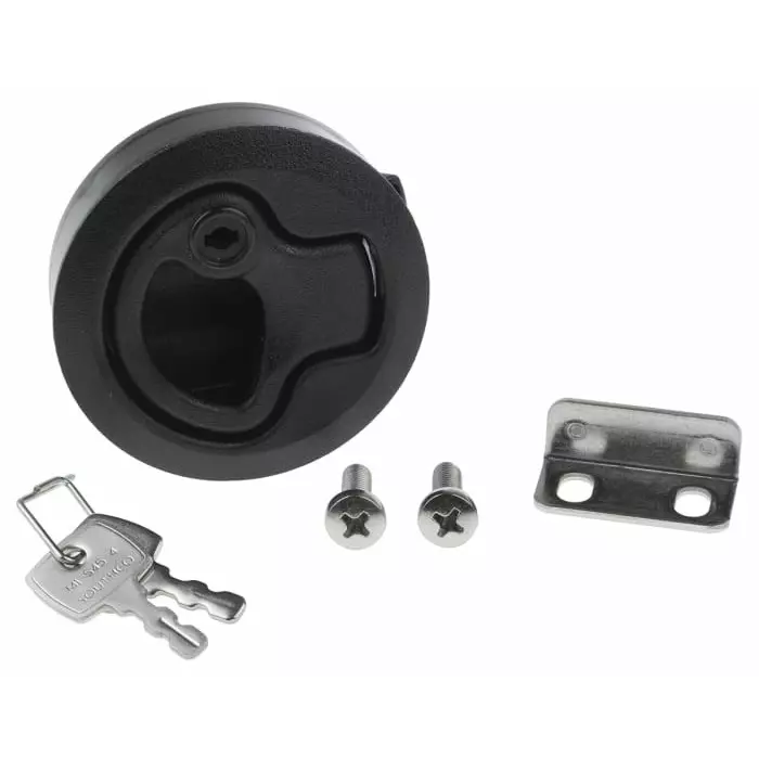 Southco Black Plastic Locking Latch 50 mm Cutout Key Unlock, M1-41