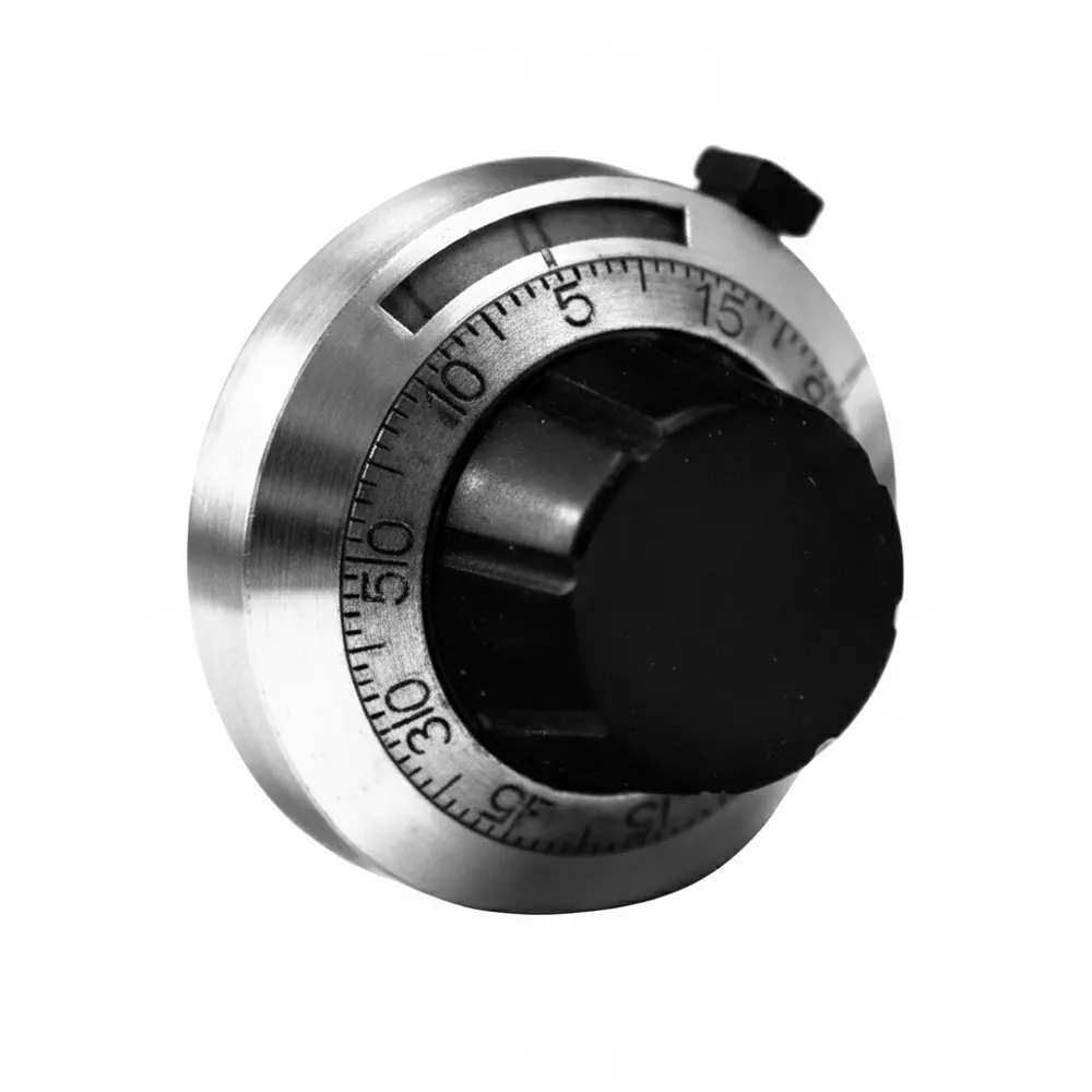 TT Electronics RB Series Turns-Counting Dial Concentric with Brake Design 6.35 mm (1/4 inch) Shaft Diameter, RBC