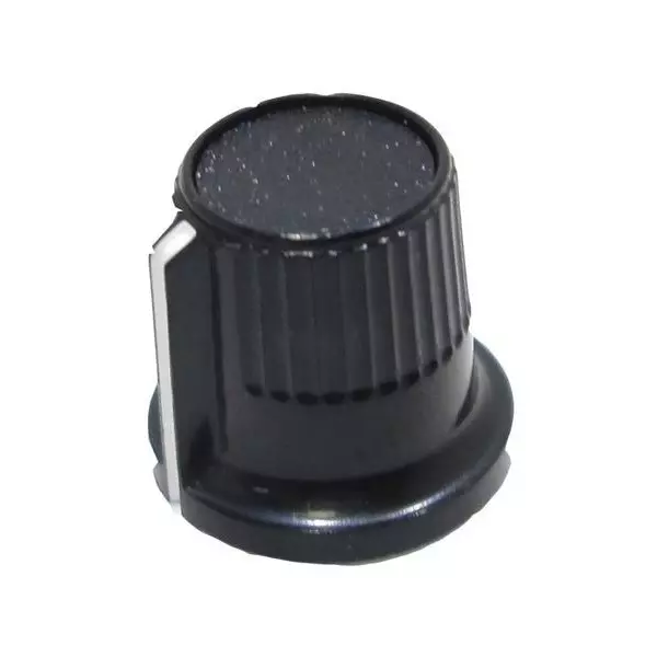 Eagle Plastic Devices Cylindrical Knob Ribbed Design 12 mm Outside Diameter, 450-0125