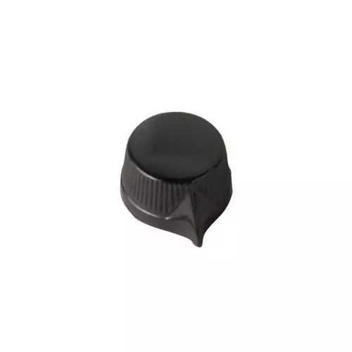 DAVIES MOLDING Pointer Control Knob Phenolic Black 17.52 mm (0.69 inch) Outside Diameter, 1400-R