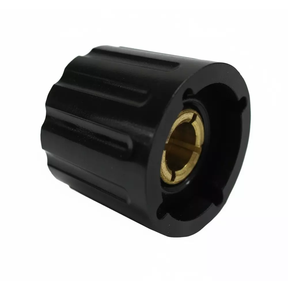 Eagle Plastic Devices 450-CK Series Collet Knob Black 14.7 mm Outside Diameter, 450-CK1560