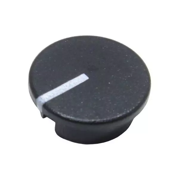 Eagle Plastic Devices 450-CP Series Knobs & Dials Cap Black 13 mm Outside Diameter, 450-CP196