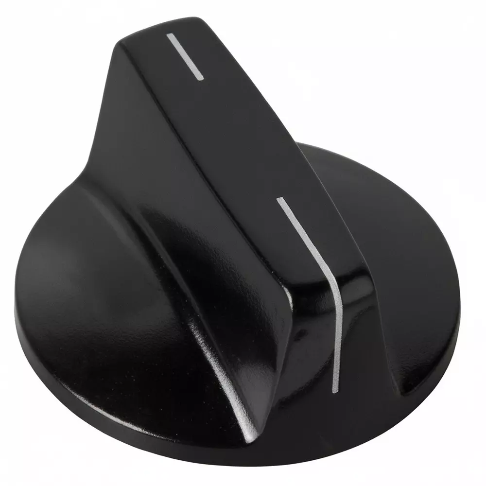 DAVIES MOLDING 1520 Series Pointer Control Knob Pointer Design 6.35 mm (1/4 inch) Shaft Diameter, 1520AJ