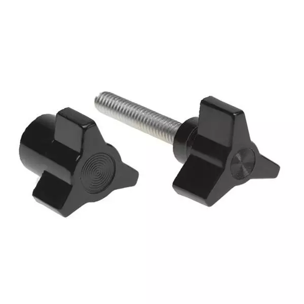 DAVIES MOLDING 3025 Series Clamping Knob Black 28 mm Outside Diameter, 3025HR