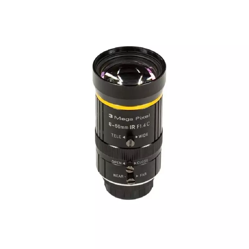 ArduCam LN057 8-50mm C-Mount Zoom Lens for IMX477 Raspberry Pi HQ Camera, with C-CS Adapter