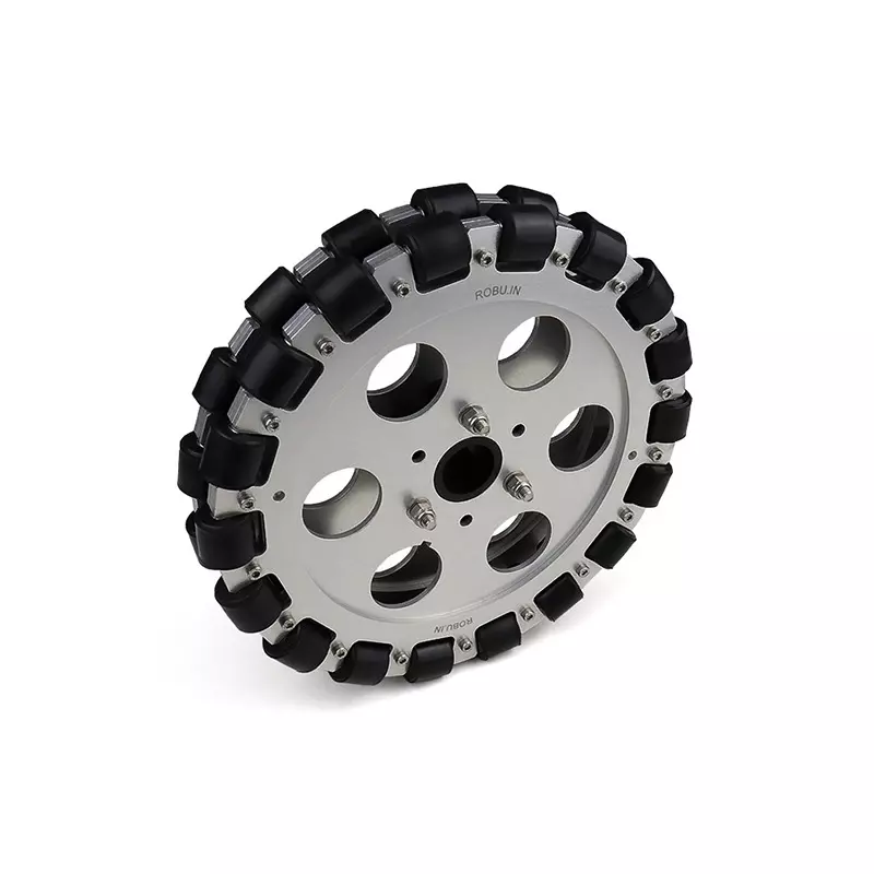 EasyMech 203mm Double Aluminium Omni Wheel (BEARING TYPE ROLLER)