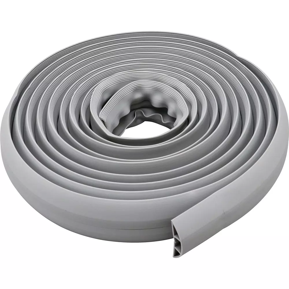 MonotaRO Soft Cord Cover Gray 5 m Length, 26589037