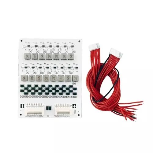 amiciSolar 16S 2 A Active Balancer Board for LFP LiFePO4 Li-ion Lipo LTO Battery Voltage Equalization, 1xBAL-16S-2A