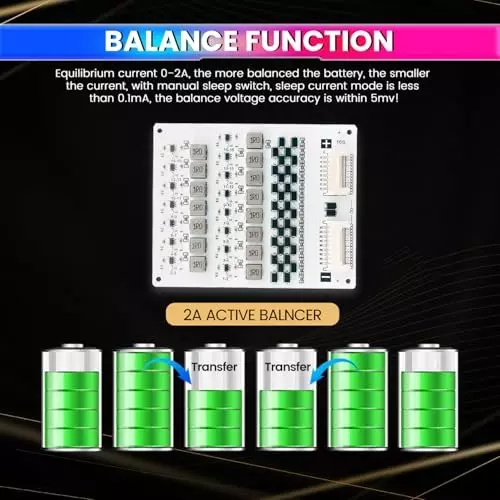 amicisolar-16s-2a-active-balancer-board-for-lfp-lifepo4-li-ion-lipo-lto-battery-voltage-equalization-1xbal-16s-2a