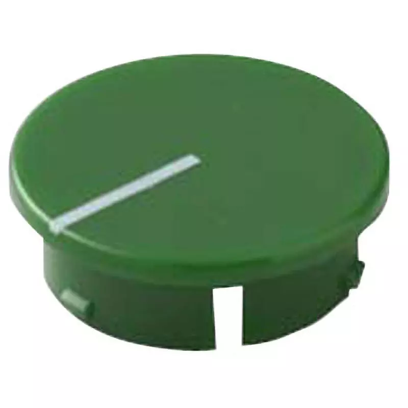 Sato Parts Control Knob Cap K-100 With Indicator Line Green Nylon 6 (UL94V-2), K-100-22CL-G