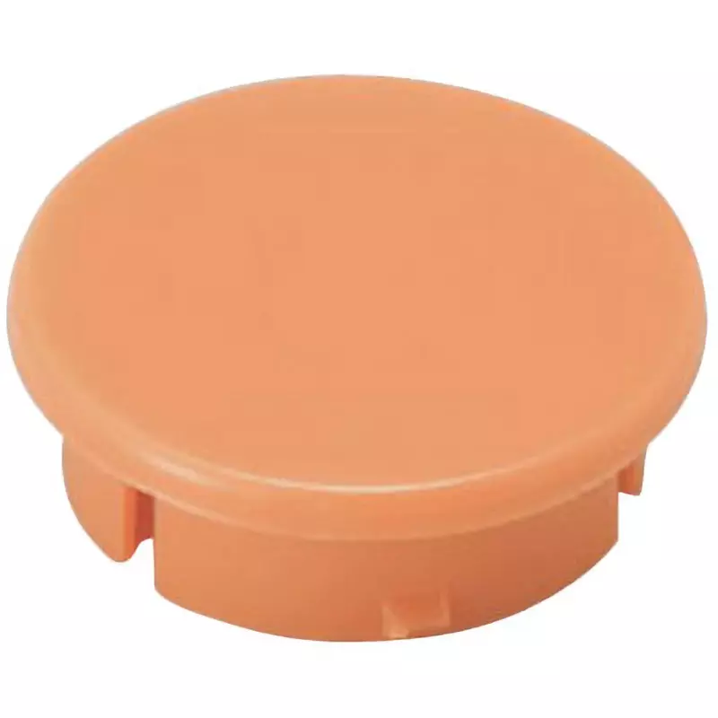 Sato Parts Control Knob Cap K-100 No Indicator Line Orange Nylon 6 (UL94V-2), K-100-22CS-OR