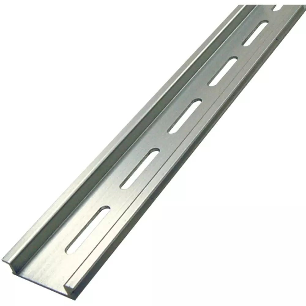 JAPPY DIN Rail/Dedicated Metal Fittings White anodized Surface Treatment 1.5 mm Wall Thickness, IODA-100