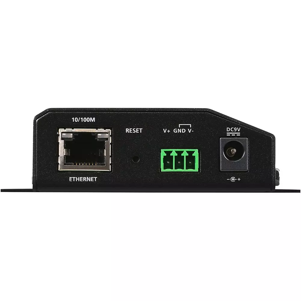 Aten Device Server DC jack: DC 9 V, terminal block: DC 9 to 48 V Rated Input Power, SN3002