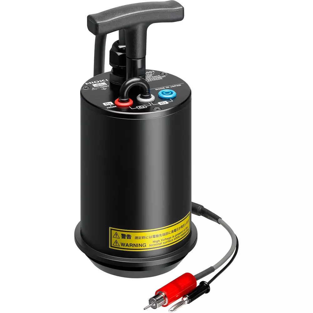 Hioki Resistance Measurement Electrodes, SM9001 (With Inspection Report, Calibration Certificate, and Traceability System Diagram)