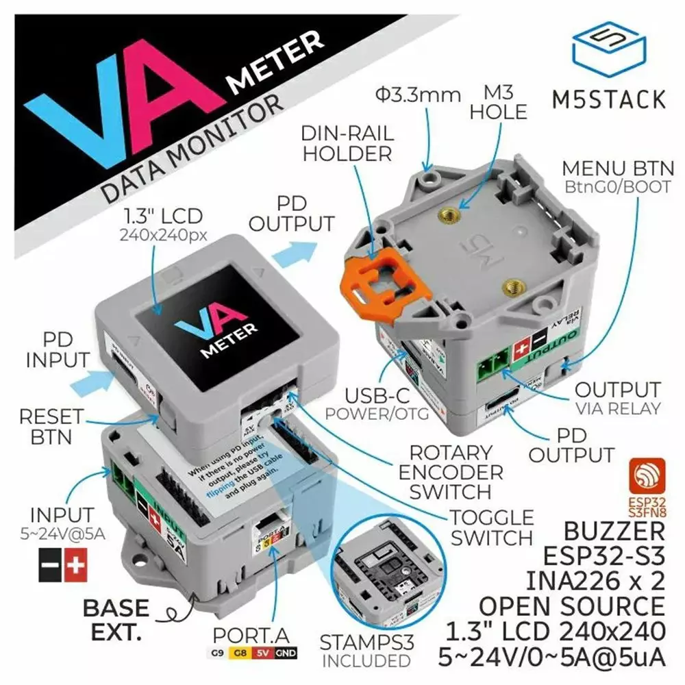 m5stack-m5stack-voltagecurrent-meter-with-m5stamps3-68556130