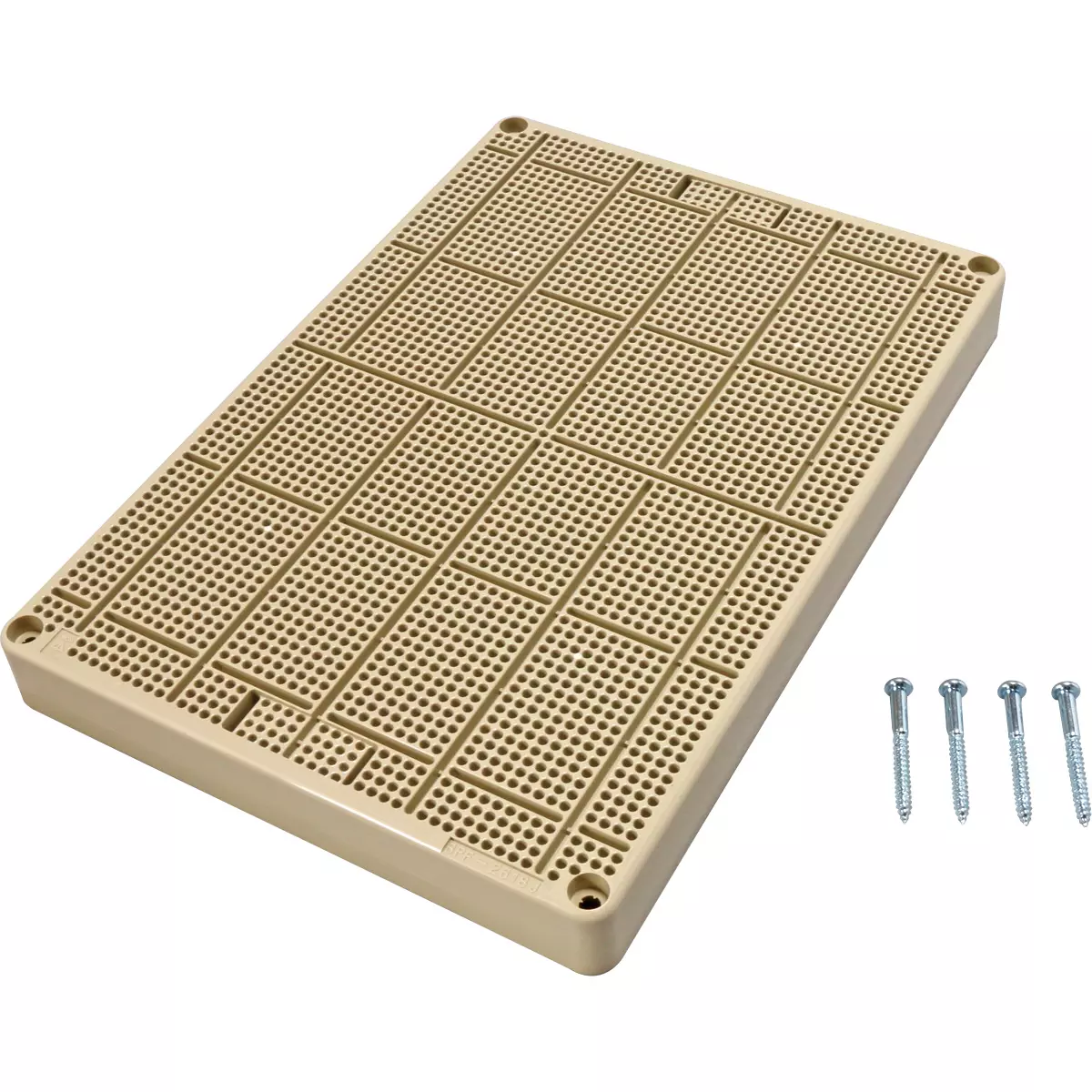 MIRAI Mounting Plate Beige for Single phase small (S) 1Φ2 W： to 30 Amp, BPF-2618J