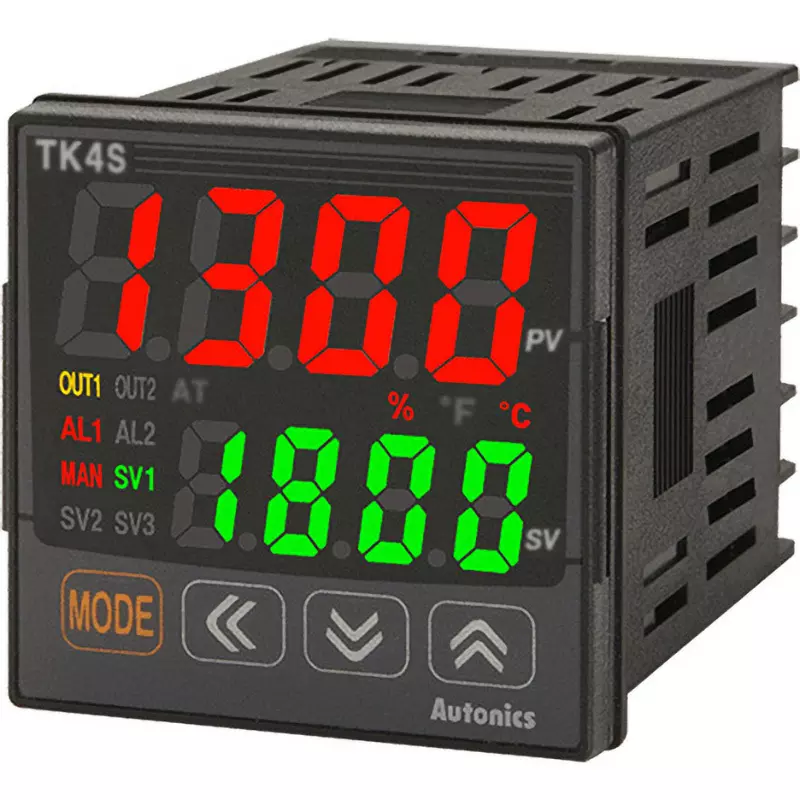 Autonics Digital Temperature Controller IP65 (front part) Protection Class ON/OFF control, P, PI, PD, PID con, TK4S-A4SN