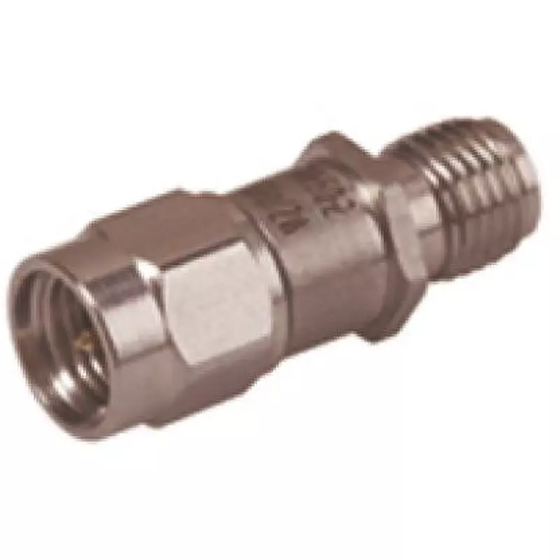 HUBER+SUHNER RF Attenuator DC to 6 GHz Operating Frequency 50 Ω Impedance 1 db Attenuation, 6601_SMA-50-2/199_NE