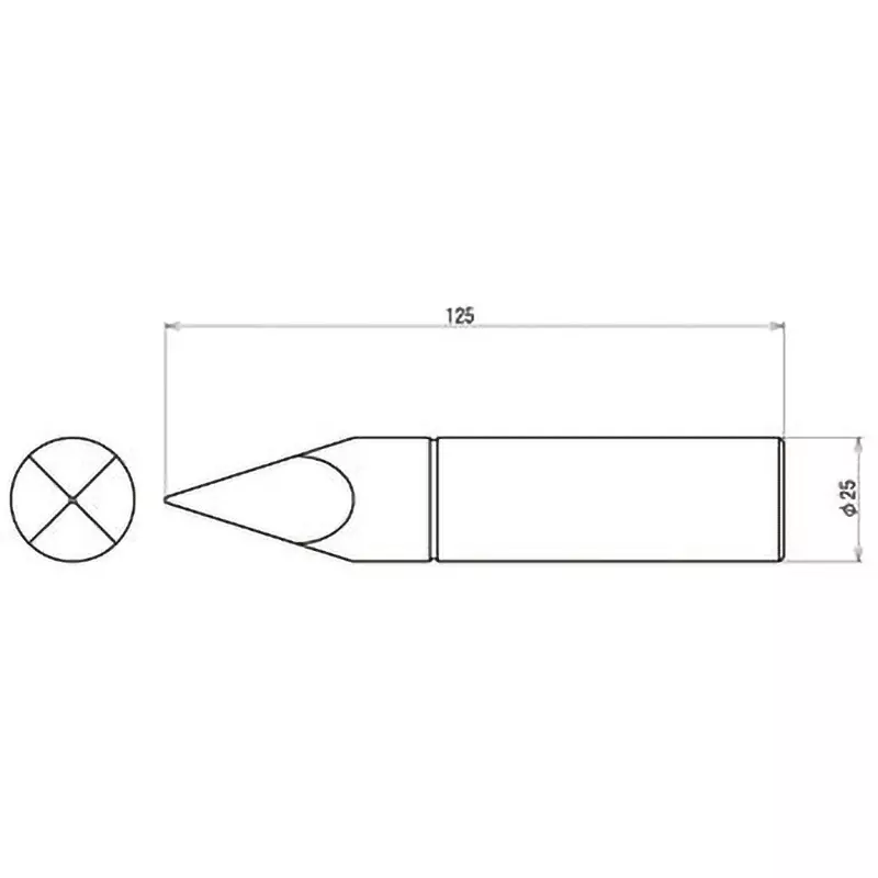 Sure Replacement Tip SSS-500I, SSS-500 J Suitable Soldering Iron, SSS-500I-T