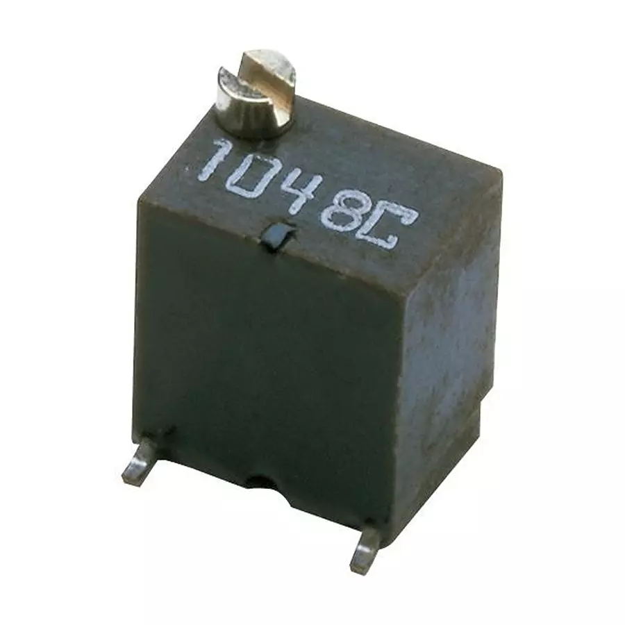 NIDEC COMPONENTS TRIMMER POT, CERMET, 100K, 14TURN, SMD, ST-5ETW104