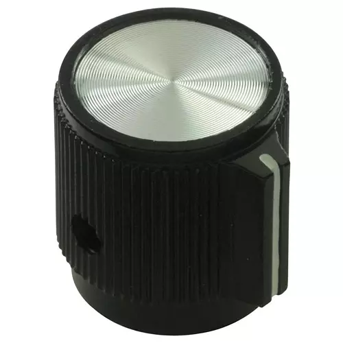 EHC (ELECTRONIC HARDWARE) Single Bar Skirted Knob, 6.35Mm, EH71-1DSB2S.