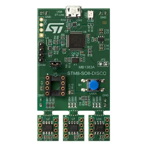Stmicroelectronics Discovery Kit, 8Bit Stm8 Mcu, Stm8-So8-Disco