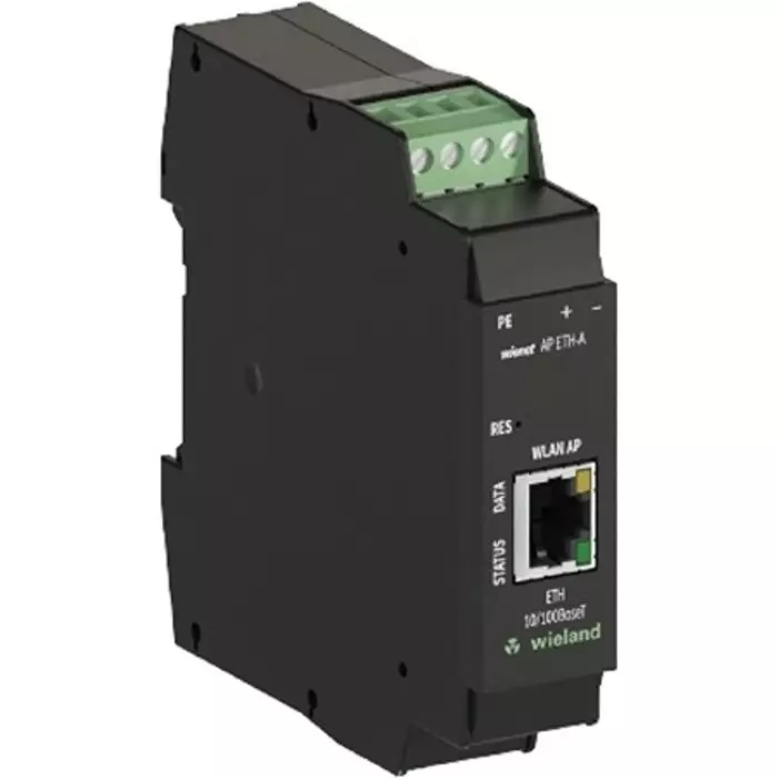 WIELAND ELECTRIC WIENET AP ETH-A 1 Port Wireless Access Point 802.11b 802.11g 802.11n 10/100Mbit/s, 83.040.0050.0