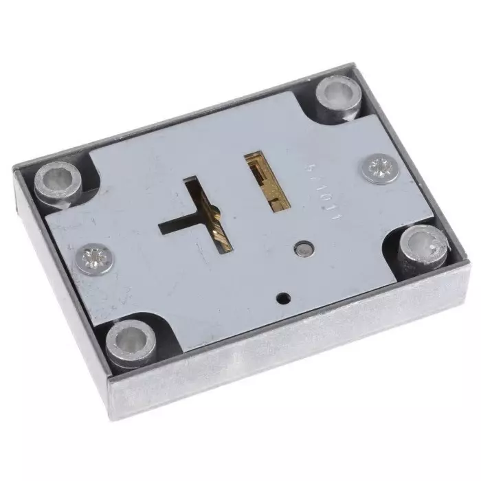 Euro-Locks Steel Safe Key Lock Steel, 5 mm Panel to Tongue Depth, 2802-0206CB