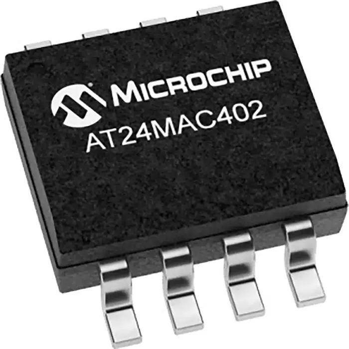 MICROCHIP 2kbit Serial EEPROM Memory 550ns 8-Pin JEDEC SOIC Serial-I2C, AT24MAC402-SSHM-B (Pack of 25)