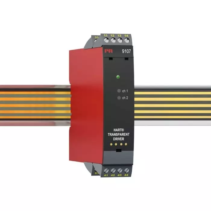 PR Electronics 9100 Series Signal Conditioner Current Voltage Input Current Output 19.2-31.2 V DC Supply, 9107AA