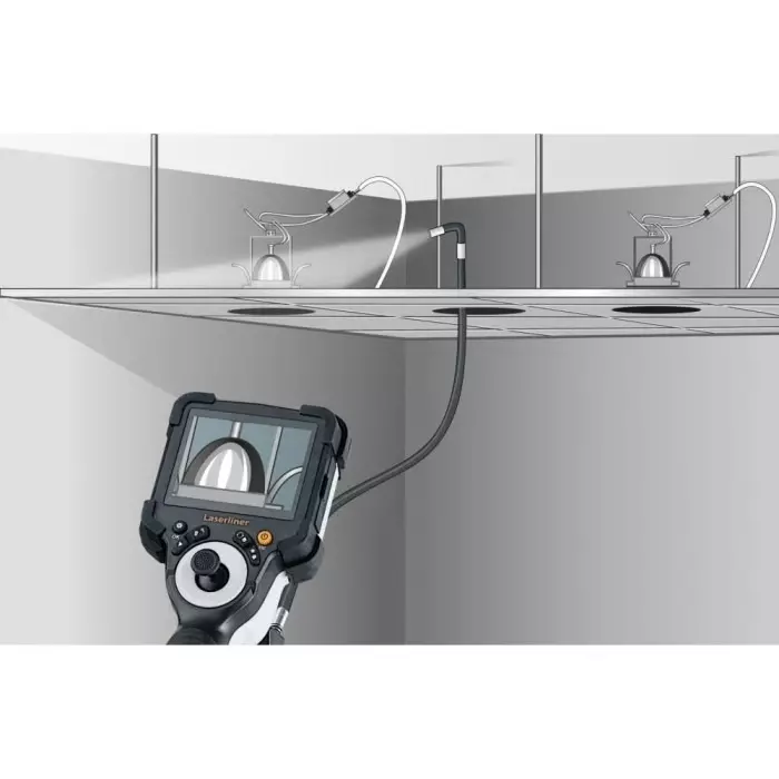 Laserliner 9 mm probe Inspection Camera Kit 1m Probe Length 1280x720pixels Resolution LED Illumination, 092.935A