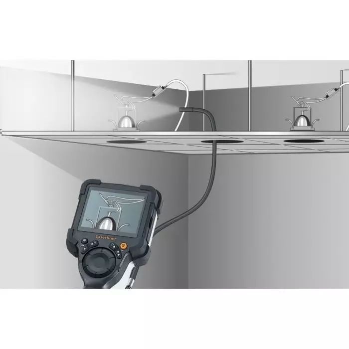 Laserliner 092.933A 7.9 mm probe Inspection Camera Kit 1.5m Probe Length 1280x720pixels Resolution LED Illumination, VideoInspector