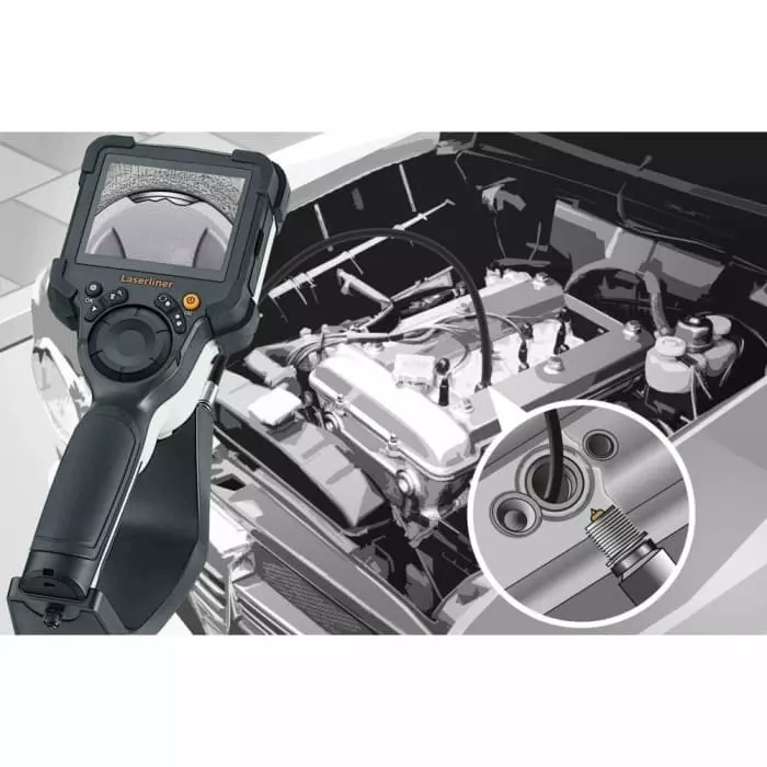Laserliner 092.933A 7.9 mm probe Inspection Camera Kit 1.5m Probe Length 1280x720pixels Resolution LED Illumination, VideoInspector