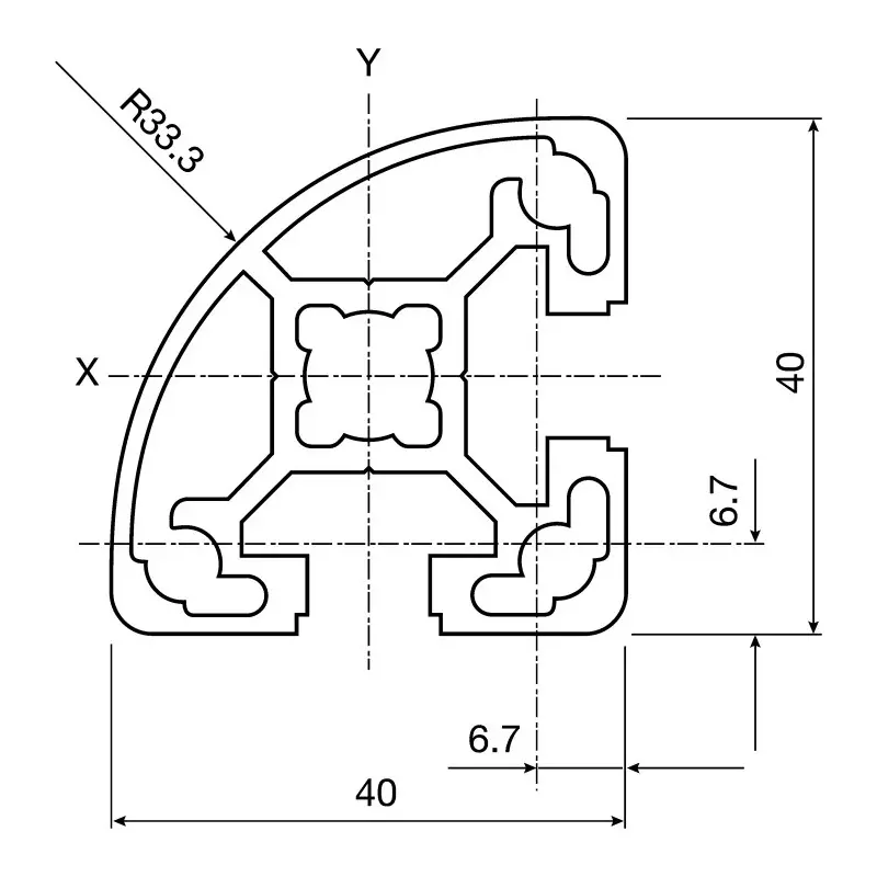 bosch-rexroth-silver-aluminium-profile-strut-40-x-40-mm-10-mm-groove-3000-mm-length-38429931843000
