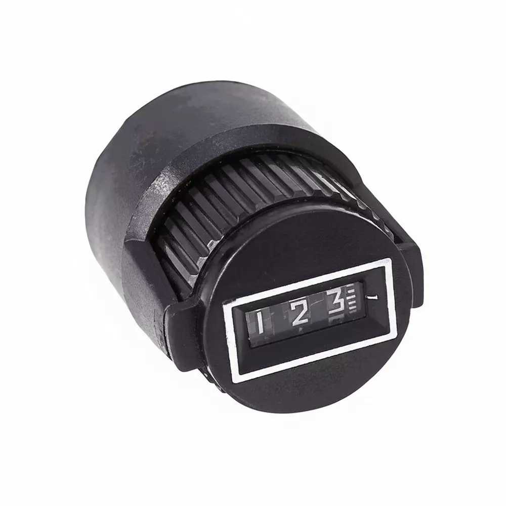 ETI SYSTEMS DC27 Series Turns-Counting Dial Concentric with Brake Design 6.35 mm (1/4 inch) Shaft Diameter, DC27L-1/4