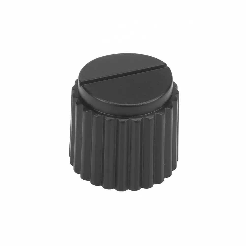 GRAYHILL Cylindrical Knob Plastic Black 13 mm Outside Diameter, 11K5029-JMNB