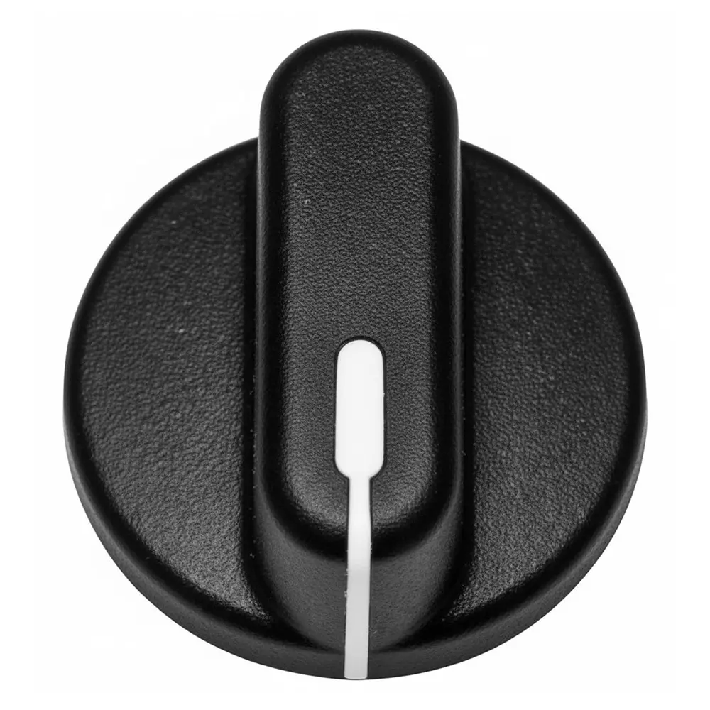 Ohmite 5000E Series Knobs Black 42 mm Outside Diameter, 5920E