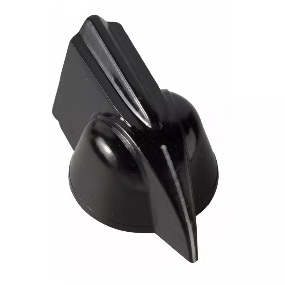 DAVIES MOLDING Knobs Pointer/Selector Type Phenolic Black 31 mm Outside Diameter, 2300BM